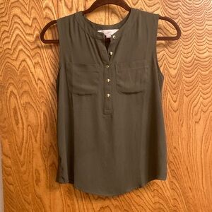 LOFT olive green tank